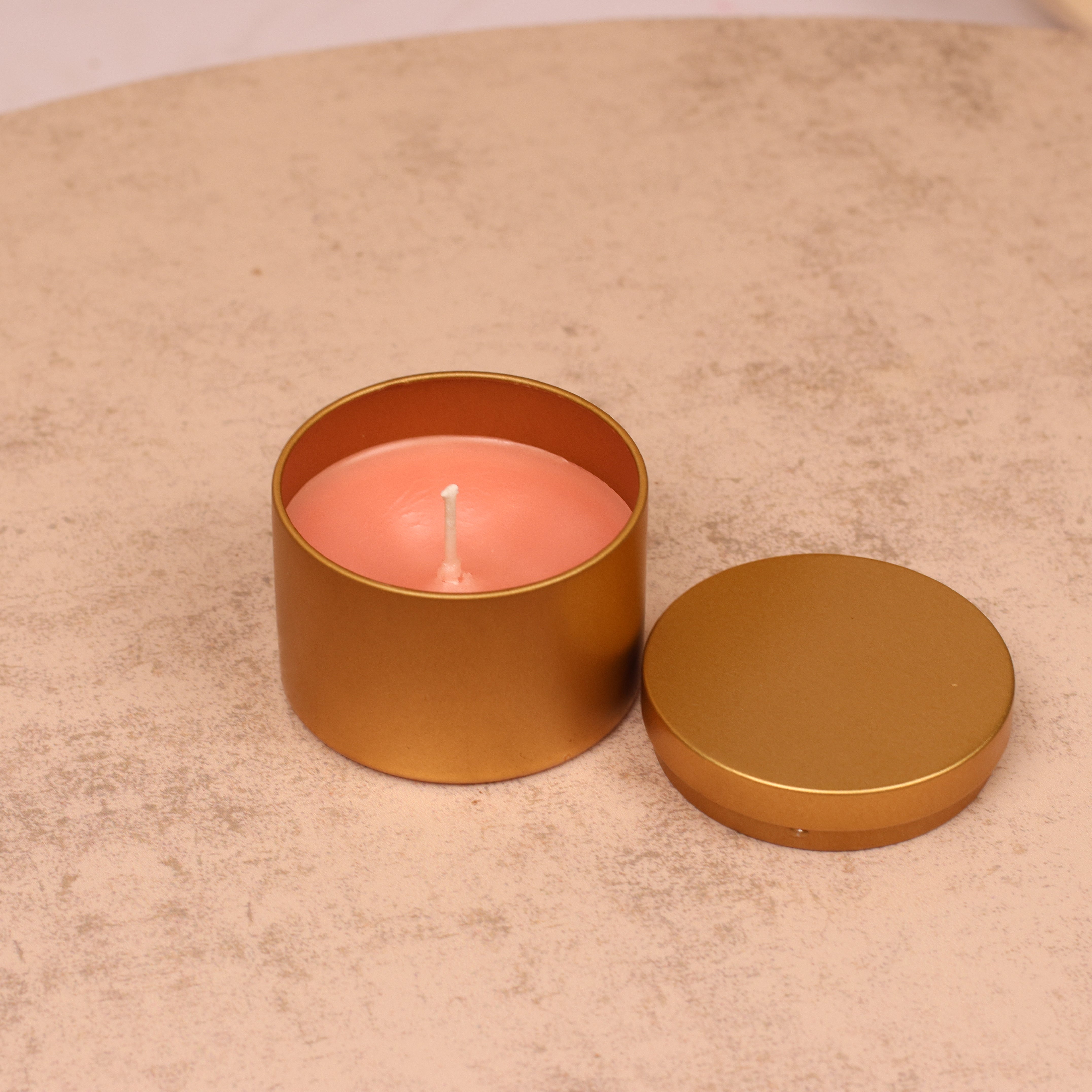 Festive Glow Gold Mini Candle Jar (67.6 gms)