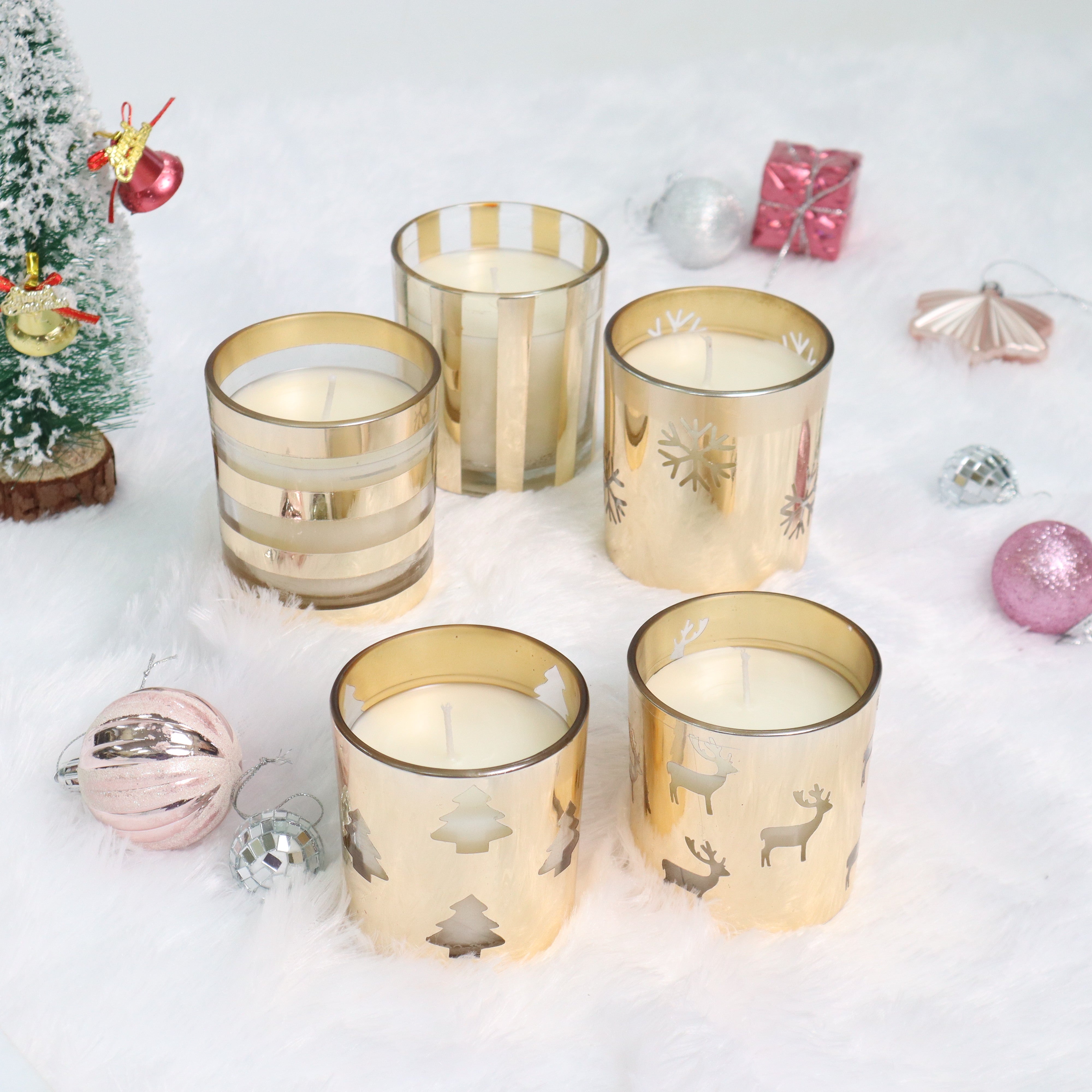 Golden Luxe Candle Jar