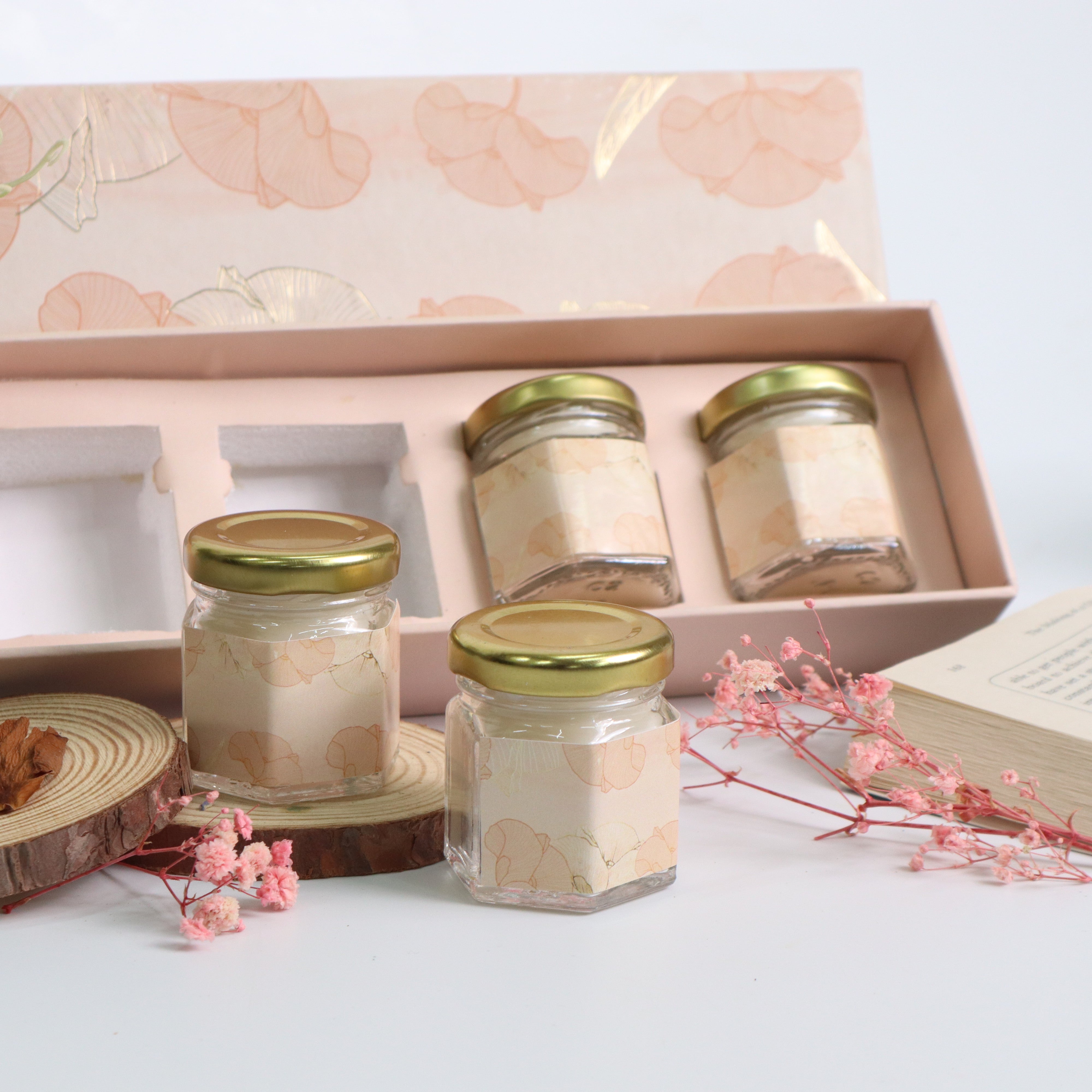 Luxury Pink Candle Gift Box