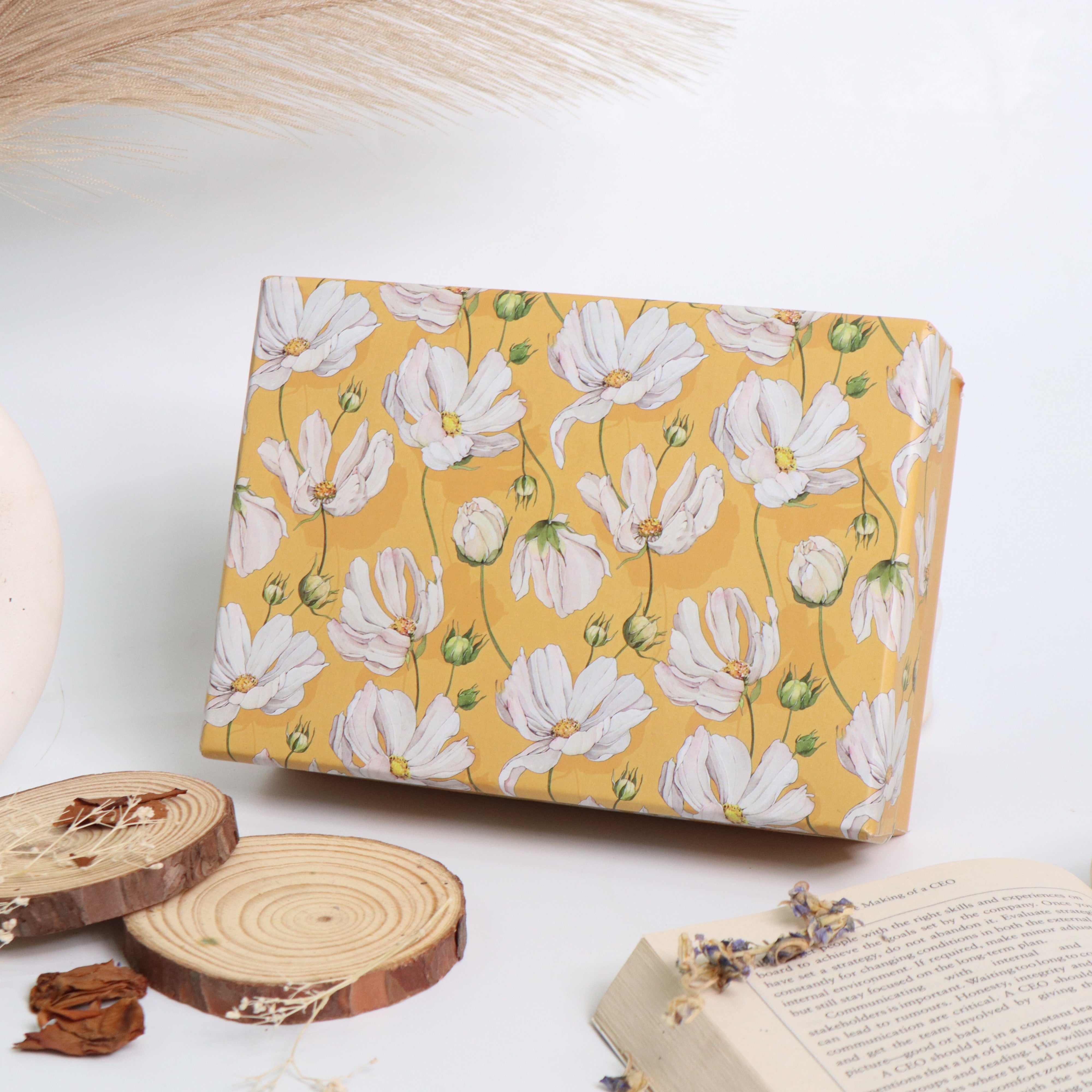 Yellow Summer Candle Gift Box