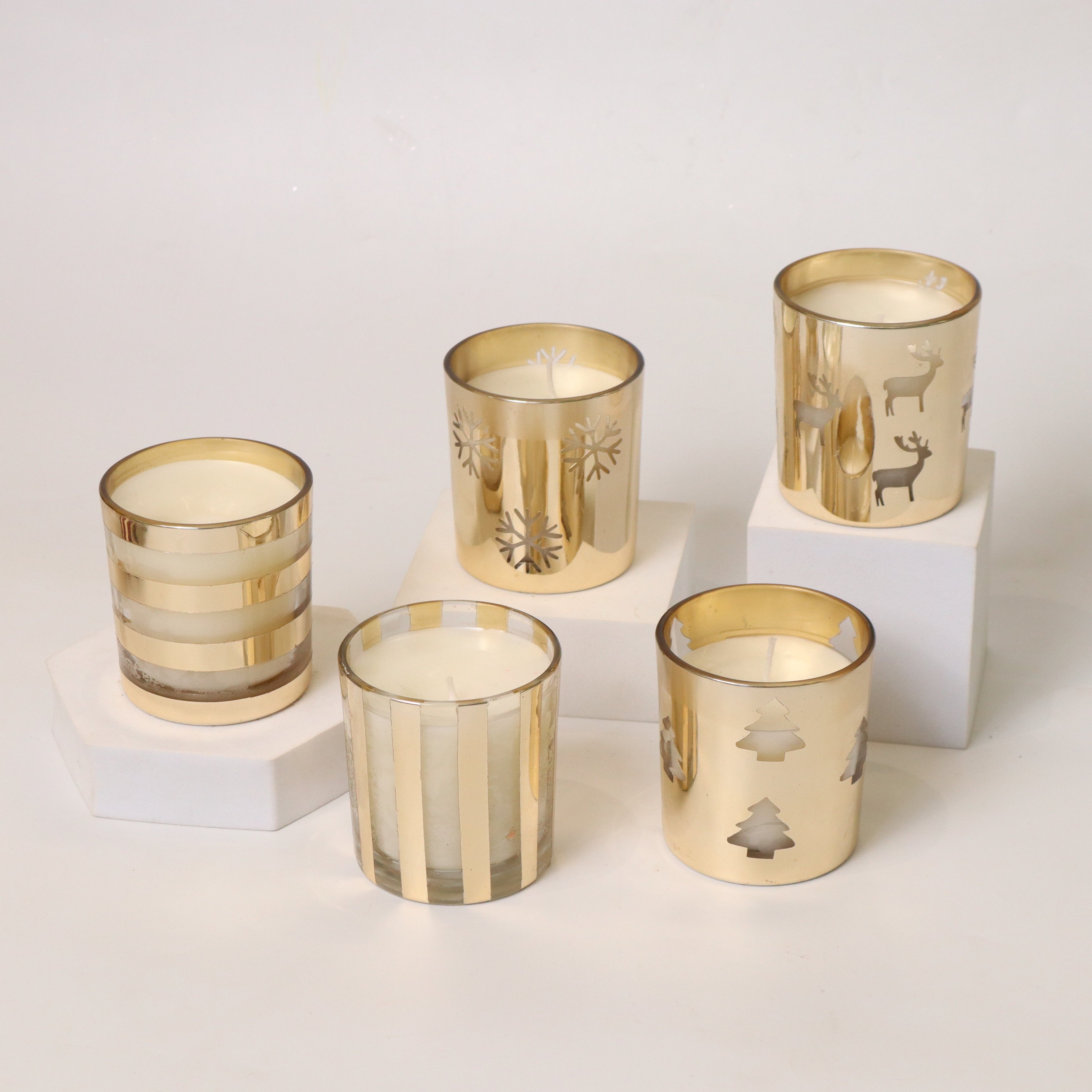 Golden Luxe Candle Jar