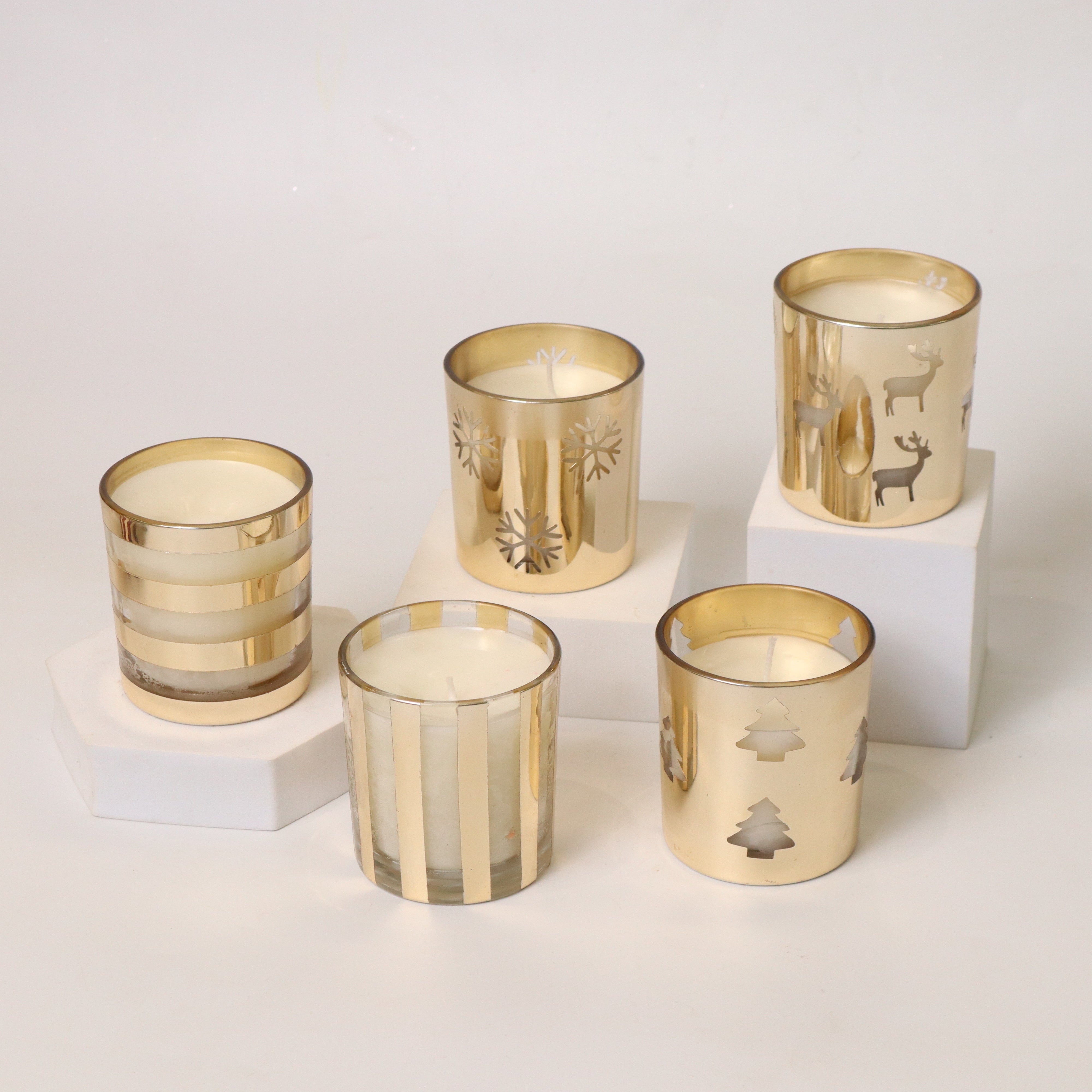 Golden Luxe Candle Jar