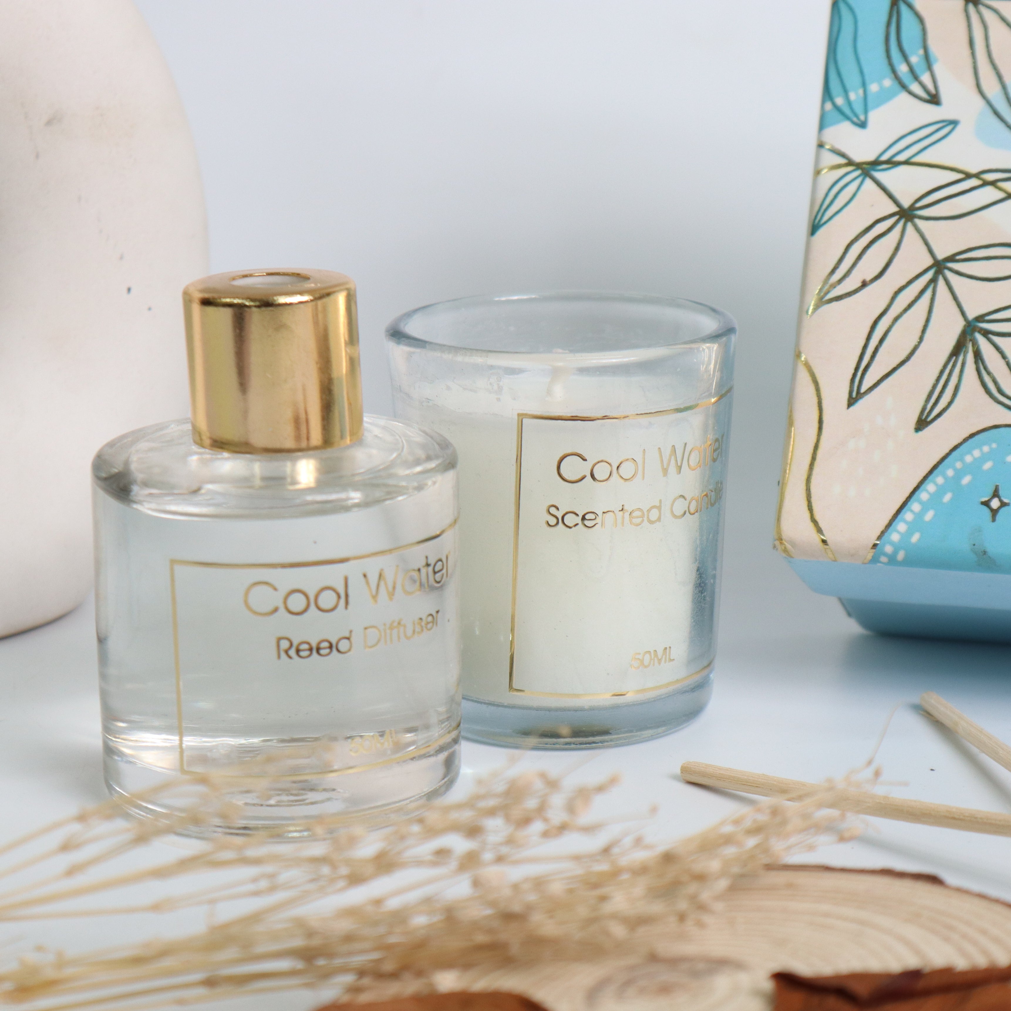 Inara Cool Water Reed Diffuser Set