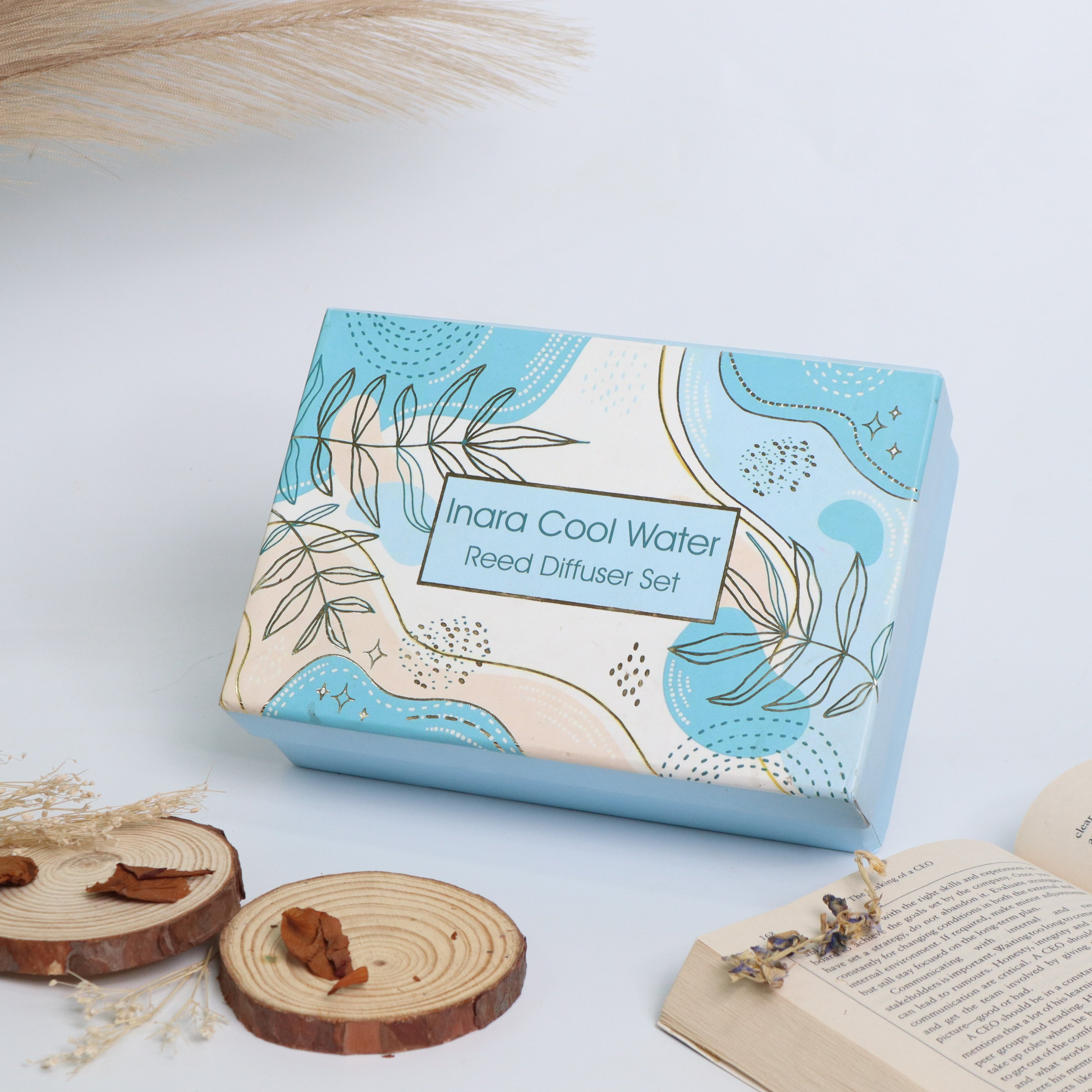 Inara Cool Water Reed Diffuser Set
