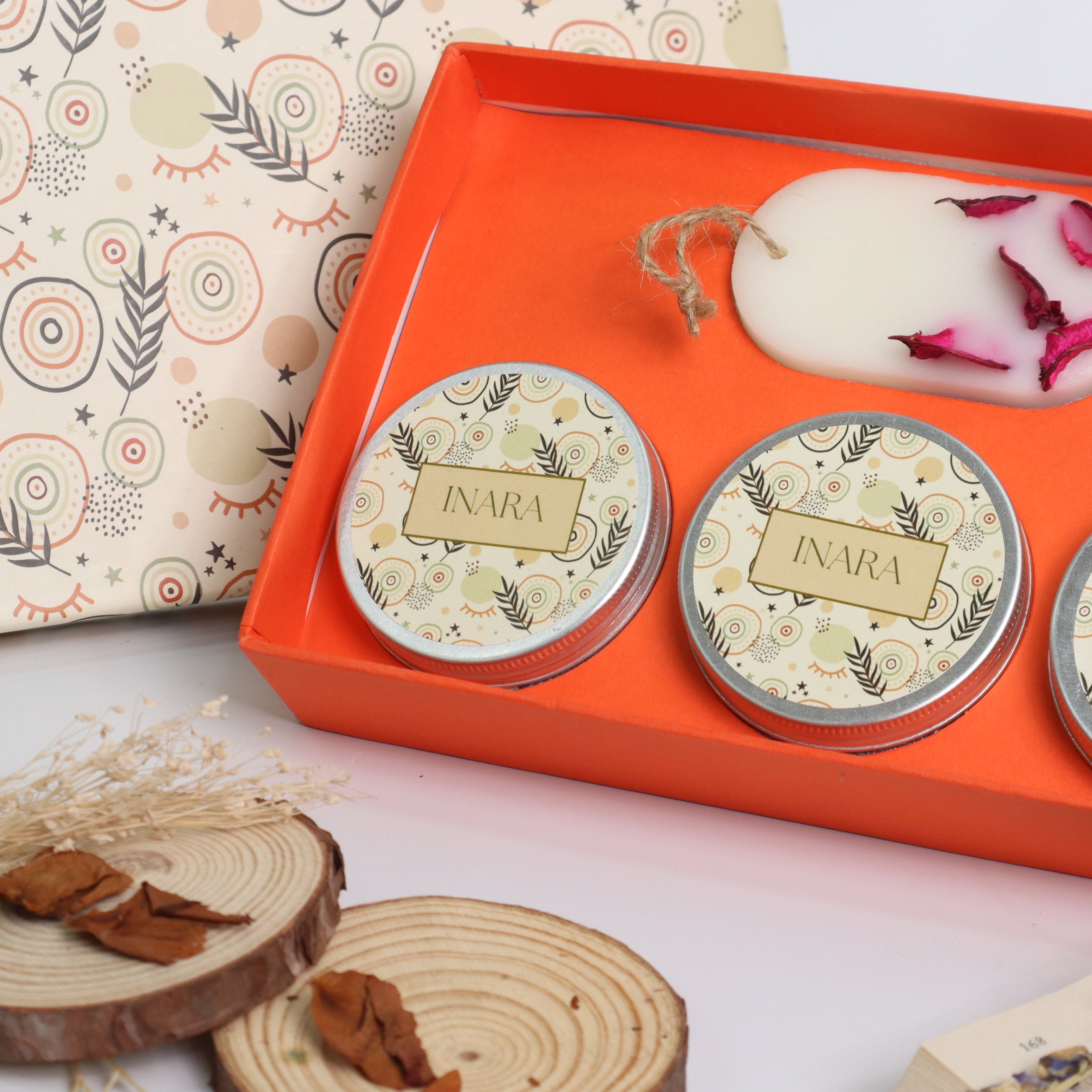 Inara Tin Candle Set