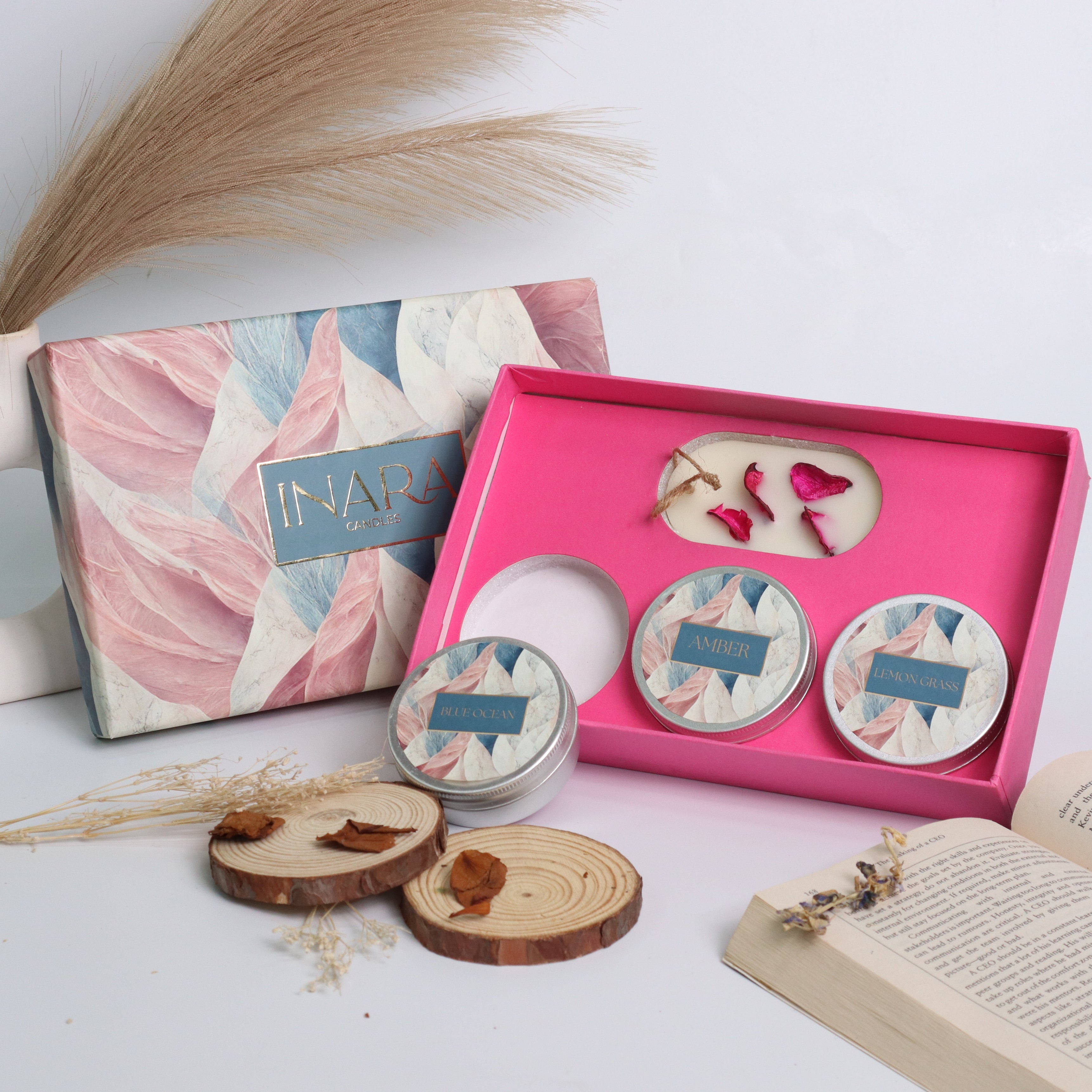 Inara Luxury Tin Candle Gift Set