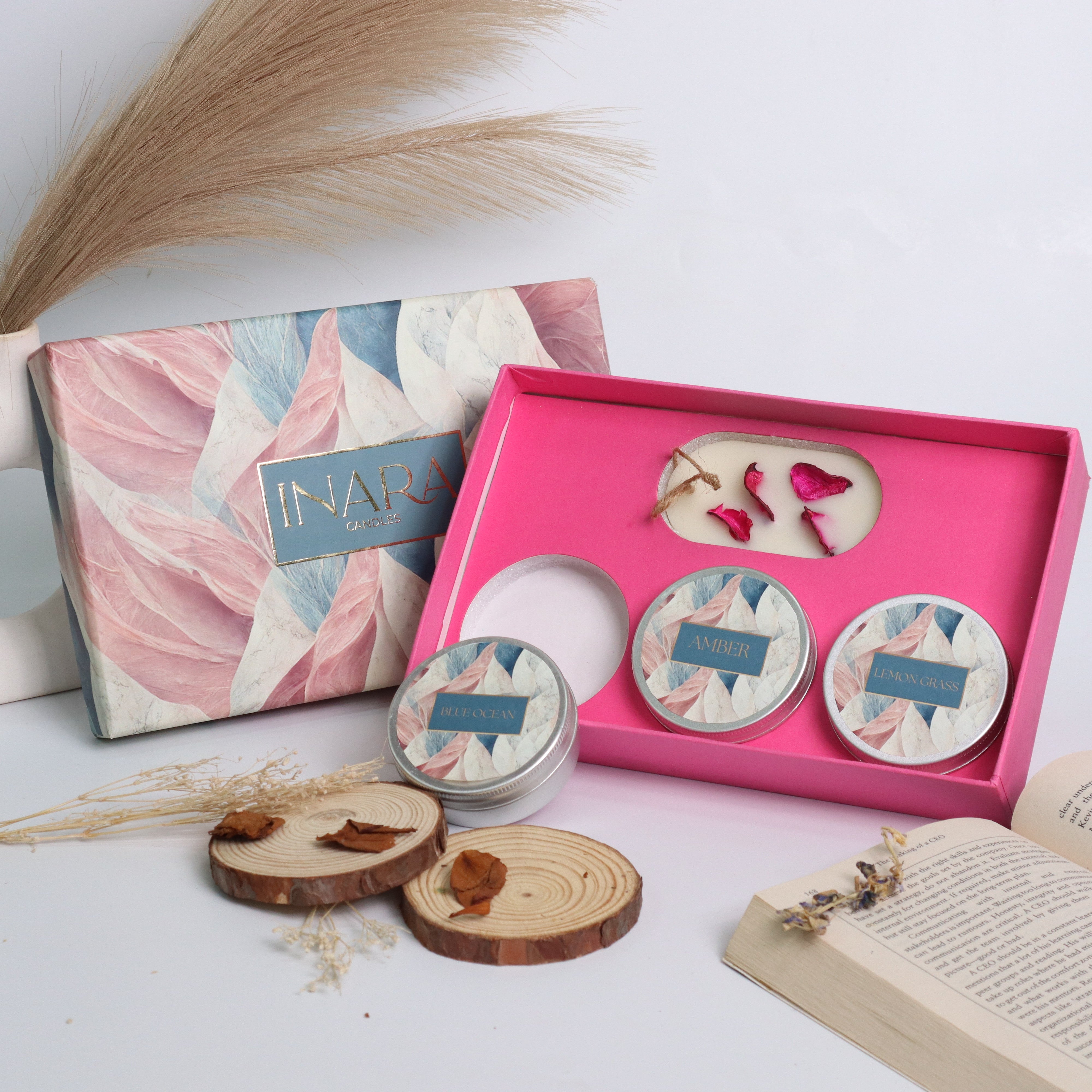 Inara Luxury Tin Candle Gift Set