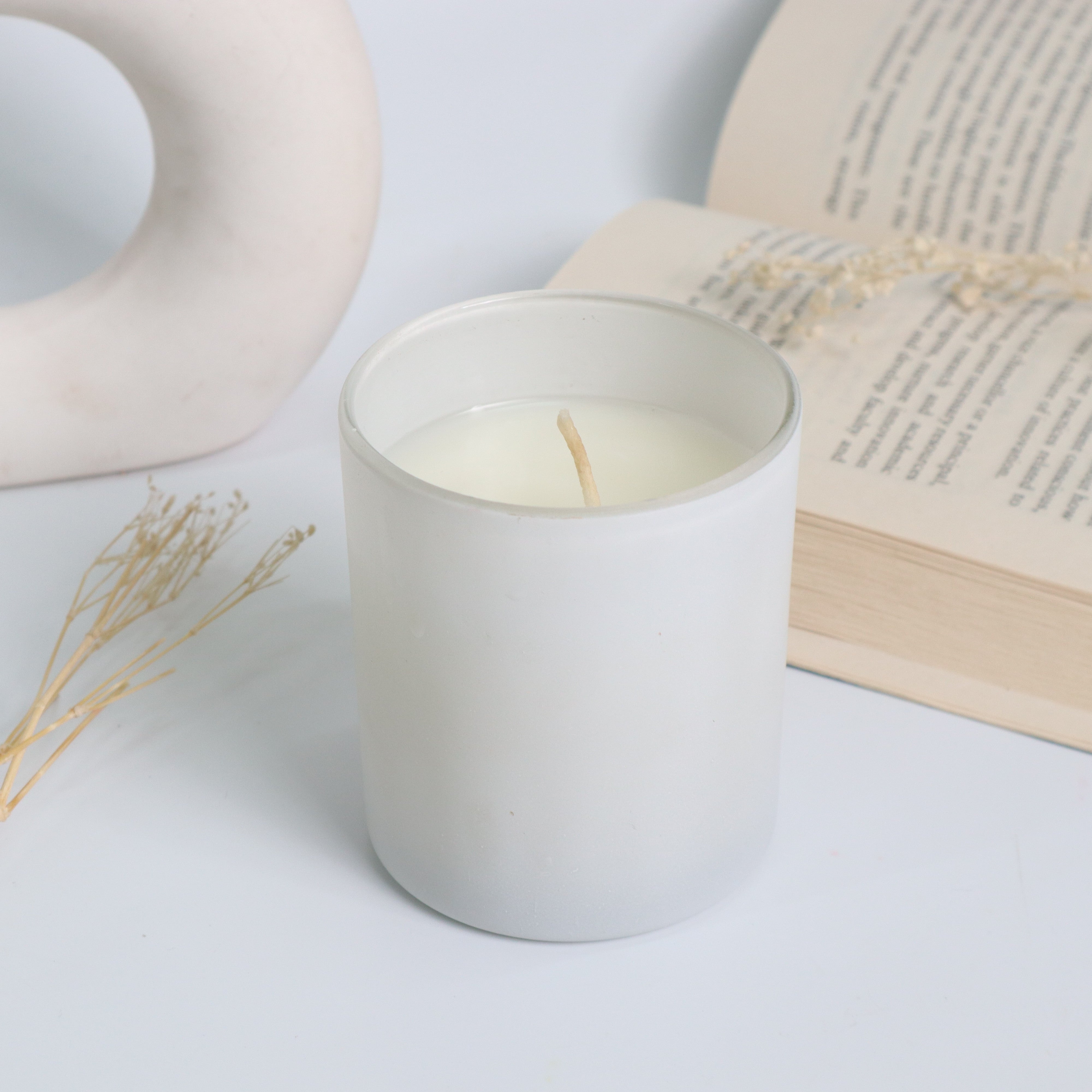 Pearl Frosted Glass Candle