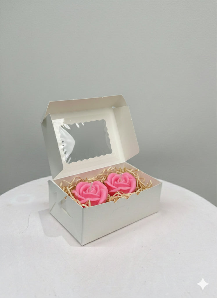 Rose Whisper Candle (set of 2)