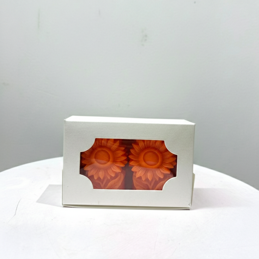 Sunflower Bloom Candle (Set of 2)