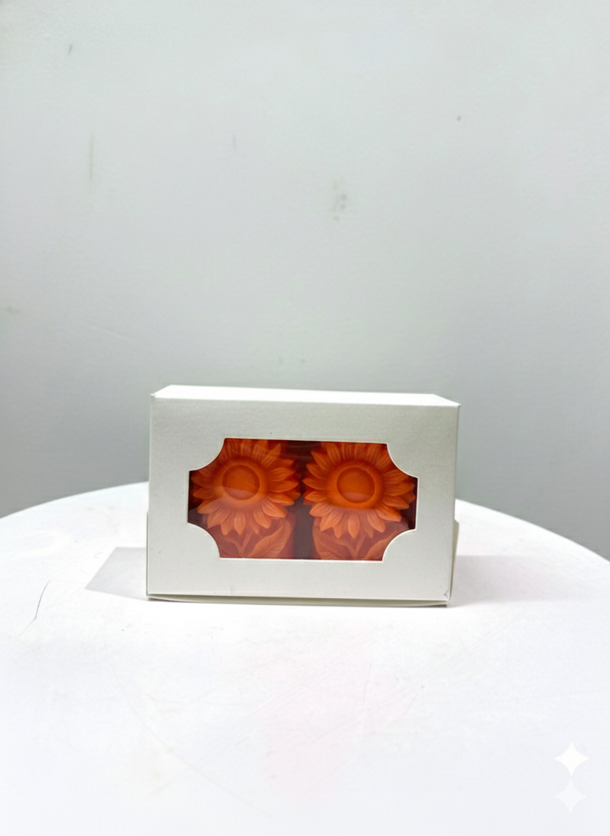 Sunflower Bloom Candle (Set of 2)